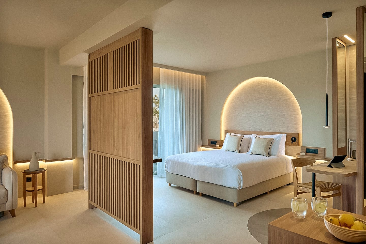 Tiara Holidays - Zeus Kassandra Lagoon - Azure Sky Seaview Jetted Pool Loft Suite